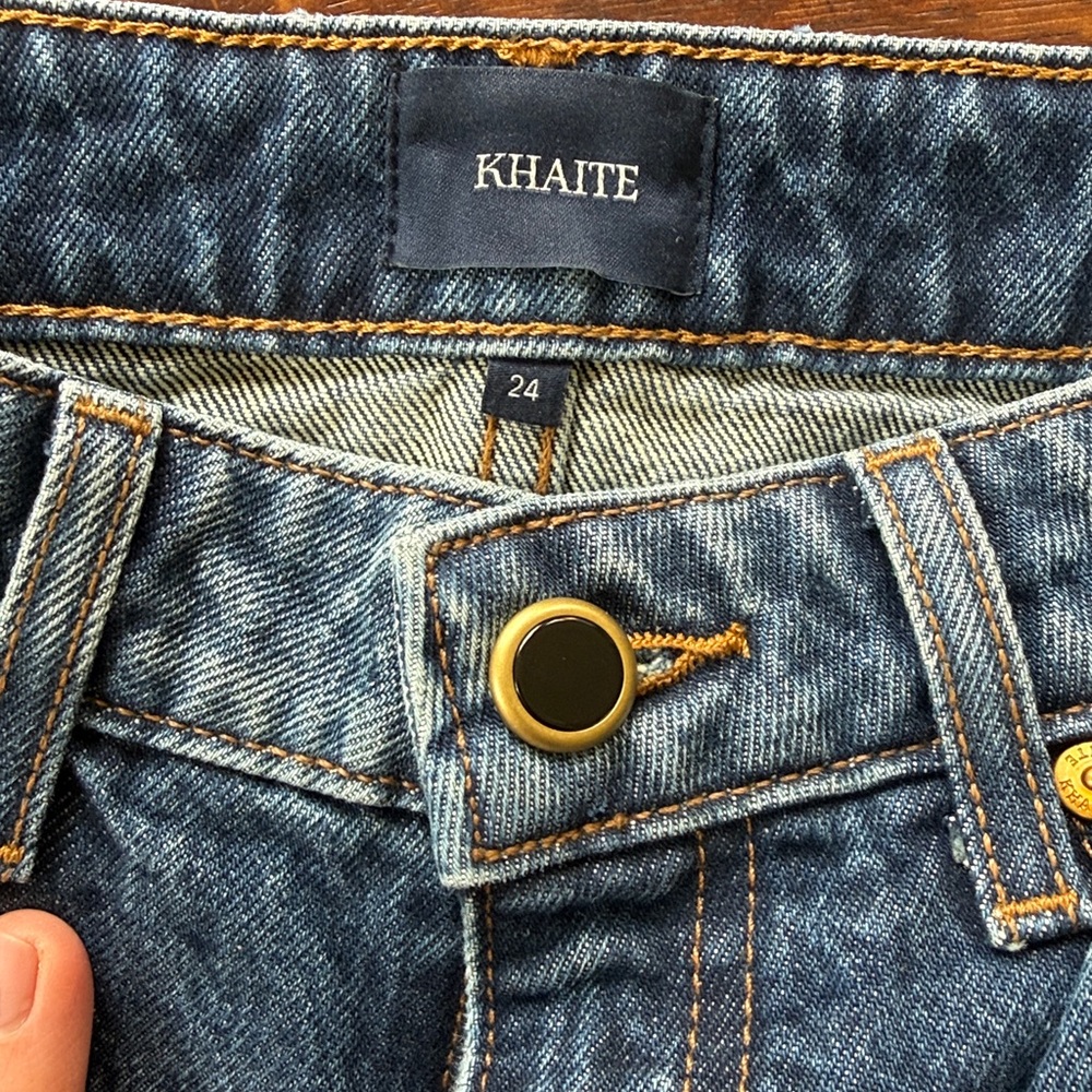 KHAITE archer abigail size 24 NWT - Picture 2 of 6